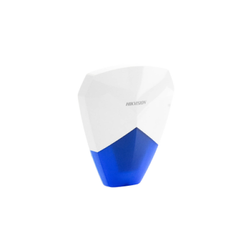 Sirena Estrobo Cableada Hikvision / Ideal para cualquier Panel de Alarma / Azul / 105 dB / Proteccón IP54