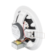 Altavoz Montaje en Plafón | 6 Watts | 100 V | Rejilla de Metal | Color Blanco | Uso Interior