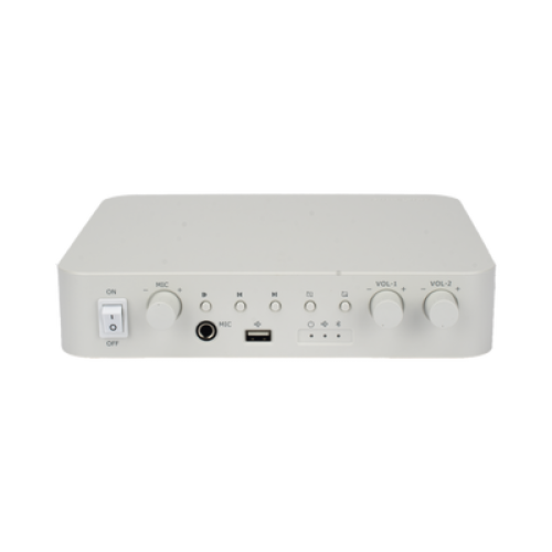Amplificador | Bluetooth | 2 Canales | 30 W por Canal | Salida 4-8 Ω x 2 | 100V COM x 2 | Una Zona | Música Ambiental 