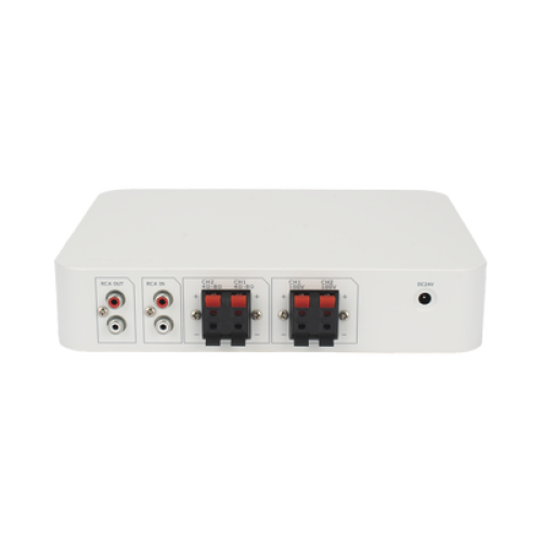 Amplificador | Bluetooth | 2 Canales | 30 W por Canal | Salida 4-8 Ω x 2 | 100V COM x 2 | Una Zona | Música Ambiental 