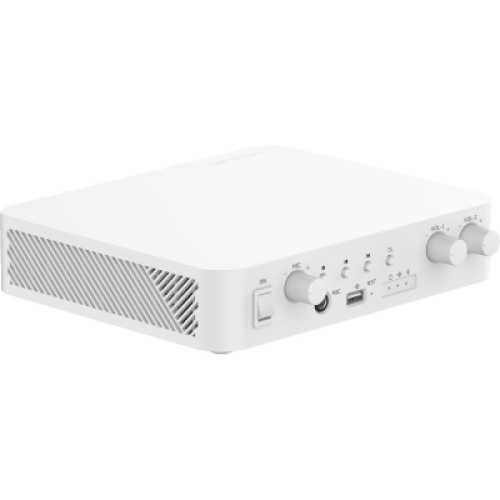 Amplificador | Bluetooth | 2 Canales | 40 W por Canal | 100V | Hik-Connect | Una Zona | Musica Ambiental 