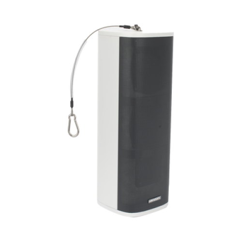 Altavoz IP tipo Columna | 60 Watts | Reproducción de Audio vía Red | IP66 | Entrada de alarma | Compatible con Hik-Connect/ HikCentral Professional 