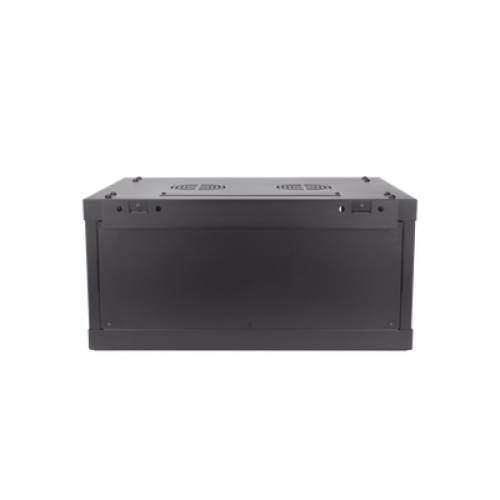 Gabinete para Montaje en Pared - Piso / Puerta de Cristal Templado / Cuerpo Fijo / 4 Unidades de Rack / 19