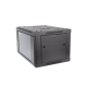 Gabinete para Montaje en Pared - Piso / Puerta de Cristal Templado / Cuerpo Fijo / 6 Unidades de Rack / 19