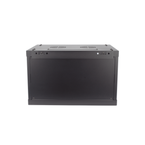 Gabinete para Montaje en Pared - Piso / Puerta de Cristal Templado / Cuerpo Fijo / 6 Unidades de Rack / 19