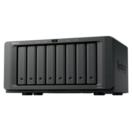 NAS DiskStation DS1825+ | 8 Bahías | AMD Ryzen V1500B | 8 GB DDR4 ECC | Hasta 2,239 MB/s Lectura | 2 Puertos 2.5GbE | Expansión PCIe 3.0 | Compatible con 10GbE y 25GbE | Caché SSD M.2 | Synology DSM. NAS DiskStation DS1825+ | 8 Bahías | AMD Ryzen V1500B | 8 GB DDR4 ECC | Hasta 2,239 MB/s Lectura | 2 Puertos 2.5GbE | Expansión PCIe 3.0 | Compatible con 10GbE y 25GbE | Caché SSD M.2 | Synology DSM.