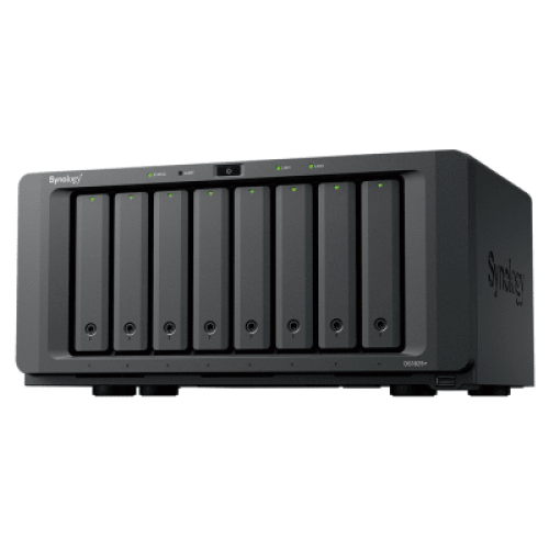 NAS DiskStation DS1825+ | 8 Bahías | AMD Ryzen V1500B | 8 GB DDR4 ECC | Hasta 2,239 MB/s Lectura | 2 Puertos 2.5GbE | Expansión PCIe 3.0 | Compatible con 10GbE y 25GbE | Caché SSD M.2 | Synology DSM. NAS DiskStation DS1825+ | 8 Bahías | AMD Ryzen V1500B | 8 GB DDR4 ECC | Hasta 2,239 MB/s Lectura | 2 Puertos 2.5GbE | Expansión PCIe 3.0 | Compatible con 10GbE y 25GbE | Caché SSD M.2 | Synology DSM.