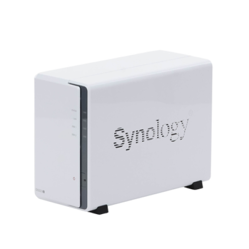 NAS DiskStation DS223j | 2 Bahías | CPU Realtek RTD1619B 1.7 GHz | 1 GB DDR4 | Puerto 1GbE RJ-45 | USB 3.2 Gen 1 | Compatible con HDD y SSD | Synology DSM | RAID 0, 1, JBOD | SMB, AFP, NFS, FTP | Vigilancia IP