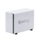 NAS DiskStation DS223j | 2 Bahías | CPU Realtek RTD1619B 1.7 GHz | 1 GB DDR4 | Puerto 1GbE RJ-45 | USB 3.2 Gen 1 | Compatible con HDD y SSD | Synology DSM | RAID 0, 1, JBOD | SMB, AFP, NFS, FTP | Vigilancia IP