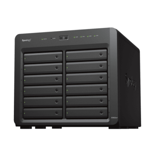 Servidor NAS Synology DiskStation DS3622xs+ | 12 Bahías | Intel Xeon 6 Núcleos | 16 GB DDR4 ECC | 10GbE RJ-45 | Expansión Hasta 36 Bahías | RAID F1, 0, 1, 5, 6, 10 | Caché NVMe SSD .