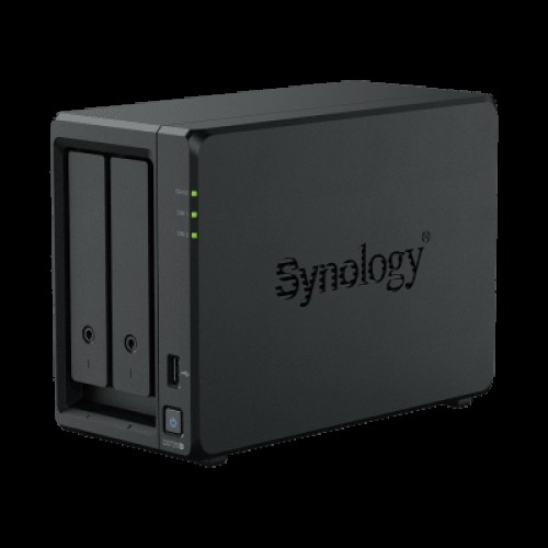 NAS Synology DiskStation DS725+ | 2 Bahías | Expandible hasta 7 Unidades | 2 Ranuras M.2 NVMe | Puerto 2.5GbE | Rendimiento 276 MB/s Lectura y 224 MB/s Escritura | Compatible con Unidad de Expansión DX525. NAS Synology DiskStation DS725+ | 2 Bahías | Expandible hasta 7 Unidades | 2 Ranuras M.2 NVMe | Puerto 2.5GbE | Rendimiento 276 MB/s Lectura y 224 MB/s Escritura | Compatible con Unidad de Expansión DX525.