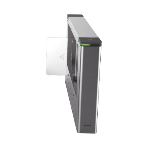 Torniquete DERECHO (Contiene Tarjeta Maestra) con Sistema de Descarga Electrostatica ESD / Carril de 65 cms / Incluye Panel y Lector de Tarjeta /  6,000,000 MCBF / Administrable por software / Requiere Torniquete Izquierdo