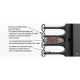 Organizador Vertical CableTek, Sencillo (Solo Frontal), Para Rack Abierto de 45 Unidades, 6 in de Ancho, Color Negro