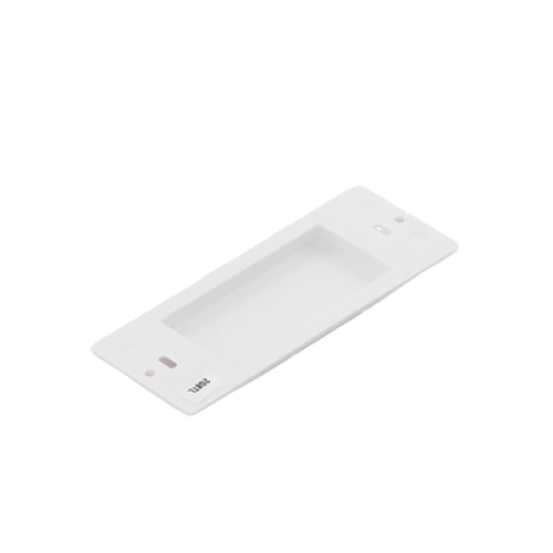 Placa ciega de pared color blanco