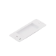 Placa ciega de pared color blanco