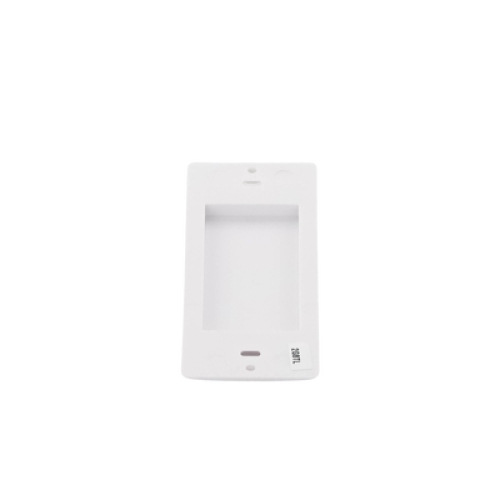 Placa ciega de pared color blanco