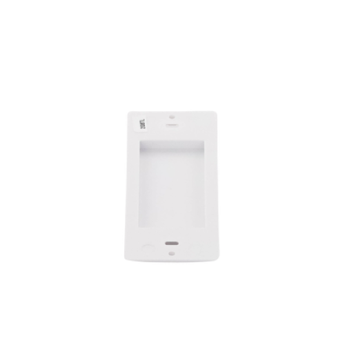 Placa ciega de pared color blanco