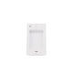 Placa ciega de pared color blanco