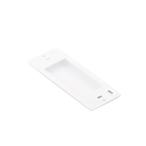 Placa ciega de pared color blanco
