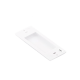 Placa ciega de pared color blanco