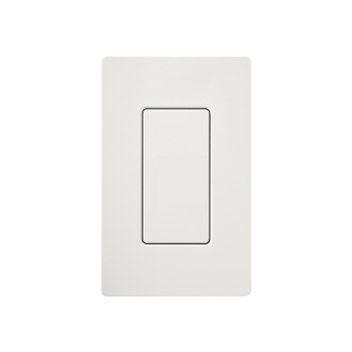 Placa ciega de pared color blanco