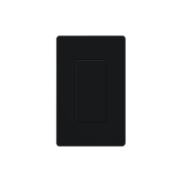 Placa ciega de pared color negro Placa ciega de pared color negro