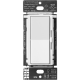 (Caseta Wireless) DIVA Atenuador de pared. Aumenta/Disminuye Intensidad de Iluminación.  No requiere cable neutro. 150W LED / 600W INC/HAL