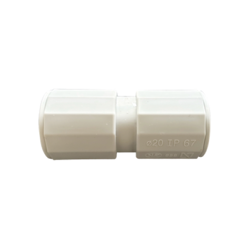 Manguito / Cople Morbidx IP67 libre de halógenos para unir tubería rígida de 32 mm (1 1/4) permite una instalación hermética no necesita pegamento Manguito / Cople Morbidx IP67 libre de halógenos para unir tubería rígida de 32 mm (1 1/4) permite una instalación hermética no necesita pegamento