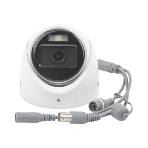 [ColorVu] Turret TURBOHD 3K (5 Megapixel) / Lente 2.8 mm / Micrófono Integrado / Imagen a Color 24/7 / 20 mts Luz Blanca / Exterior IP67 / dWDR / 4 Tecnologías