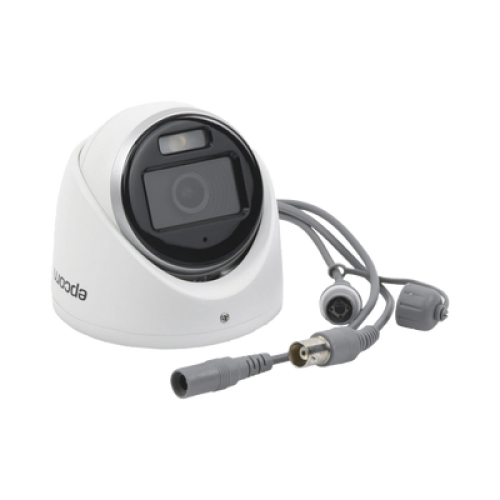 [ColorVu] Turret TURBOHD 3K (5 Megapixel) / Lente 2.8 mm / Micrófono Integrado / Imagen a Color 24/7 / 20 mts Luz Blanca / Exterior IP67 / dWDR / 4 Tecnologías