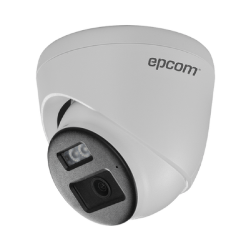[Audio Bidireccional + Dual Light + ColorVu] Bala TURBOHD 4K (8 Megapixel) / Lente 2.8 mm / 30 mts IR EXIR + 20 mts Luz Blanca / Micrófono y Bocina Integrado / Exterior IP67 / Metal / dWDR