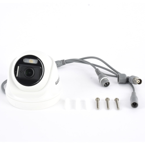 Turret TURBOHD 2 Megapíxel (1080p) / Imagen a color 24/7 / Lente 2.8 mm / Policarbonato / Luz Blanca 20 mts / Interior / Microfono Integrado / TVI-AHD-CVI-CVBS / dWDR Turret TURBOHD 2 Megapíxel (1080p) / Imagen a color 24/7 / Lente 2.8 mm / Policarbonato / Luz Blanca 20 mts / Interior / Microfono Integrado / TVI-AHD-CVI-CVBS / dWDR