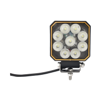 Luz de trabajo bluetooth, 9 LED, 1500 Lumenes, 12-24 Vcd Luz de trabajo bluetooth, 9 LED, 1500 Lumenes, 12-24 Vcd