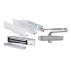 Kit para Control de Acceso Incluye Chapa Magnética de 600 Lbs / Montajes L y Z / Cierra puerta para 150 Kg / Certificación UL