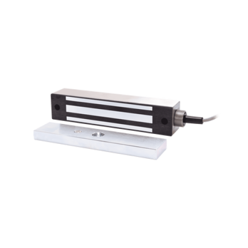 Chapa Magnetica 600 Lbs Para Uso en Exterior / IP65 / Con Cordón Armado