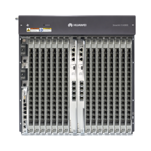 OLT GPON OptiXAccess Carrier Class con 1 tarjeta de 16 puertos GPON, 15 ranuras, 2 Fuentes de alimentación DC, 11 UR