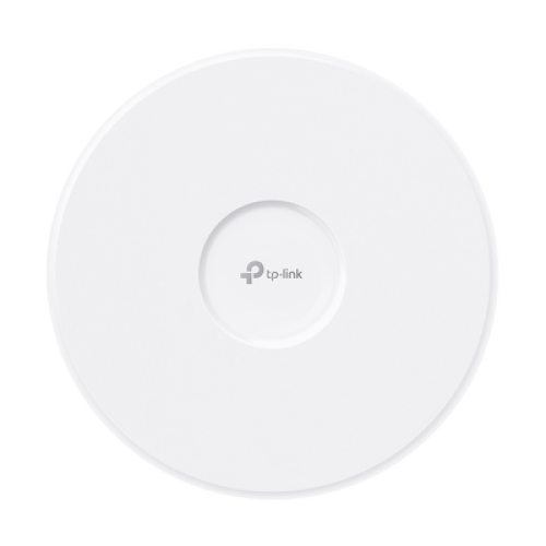 Punto de Acceso Omada / Wi-Fi 7 BE22000 MU-MIMO 4x4 / 2 Puertos 10 Gbps / Mesh Omada / Operaciones Multiencale (MLO) / Configuración por Controlador o Stand-Alone / Para Montaje en Techo/pared / Alimentación PoE++