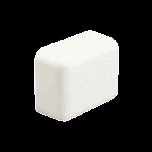 Tapa Final, para uso con canaleta LD5, material ABS, Color Blanco Mate
