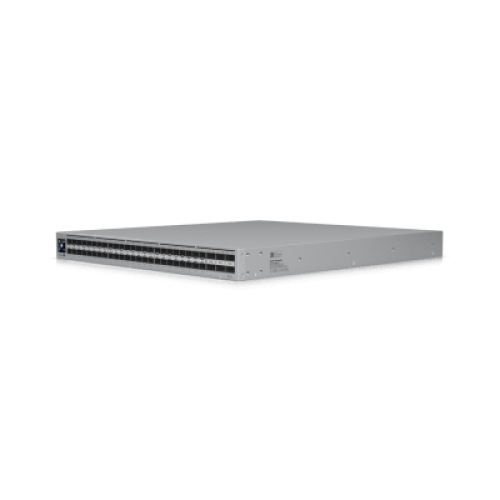 UniFi Switch Enterprise Campus Aggregation, Capa 3, 48 puertos Etherlighting SFP28 de 25G, 6 puertos QSFP28 de 100G, 5 abanicos, ruteo dinámico BGP, doble fuente redundante, alta disponibilidad, enlace multichasis (MC-LAG)