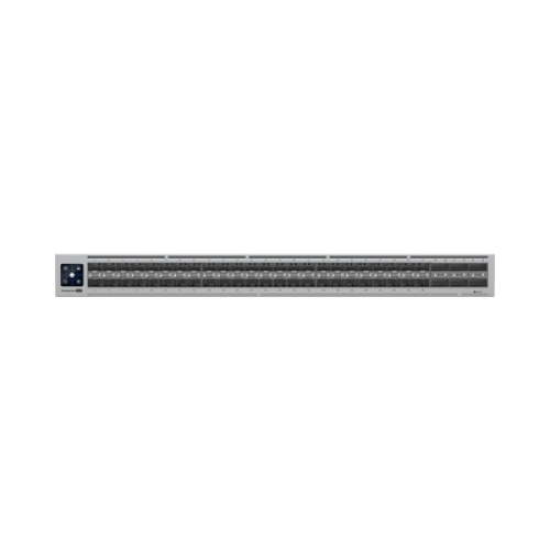 UniFi Switch Enterprise Campus Aggregation, Capa 3, 48 puertos Etherlighting SFP28 de 25G, 6 puertos QSFP28 de 100G, 5 abanicos, ruteo dinámico BGP, doble fuente redundante, alta disponibilidad, enlace multichasis (MC-LAG)