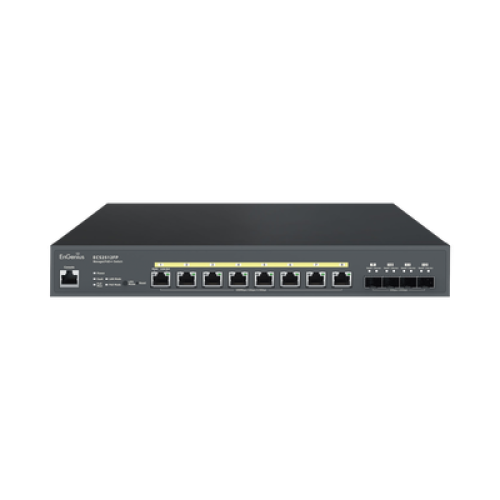 Switch PoE ++ Administrable en Nube Capa 2 de 8 puertos PoE de 2.5 Gbps, Hasta 240 W, 4 puertos de SFP Switch PoE ++ Administrable en Nube Capa 2 de 8 puertos PoE de 2.5 Gbps, Hasta 240 W, 4 puertos de SFP