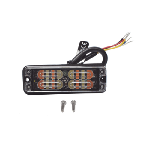 LUZ AUXILIAR CON 16 LEDS COLOR AMBAR / CLARO