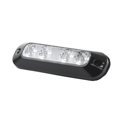 Luz perimetral, 4 LEDs Ultra Brillantes, color Rojo / Azul Luz perimetral, 4 LEDs Ultra Brillantes, color Rojo / Azul