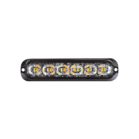 Luz perimetral , 12 LED Ultra Brillantes, Dual Color Ambar / Claro