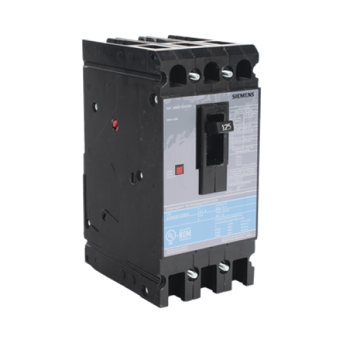Interruptor Termomagnético ED6 600V 3X125A, Sin zapatas principales.