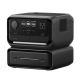 EcoFlow River 3 Plus | Estación de Energía Portátil 572Wh Litio LFP / 4 AC 800W (Max. 1600W) / 1 USB-C 100W / 3 USB -A 12W / Cargador de Coche 10A, 126W Max. / Conectividad WiFi y Bluetooth (App) / Carga Solar 220W Max.