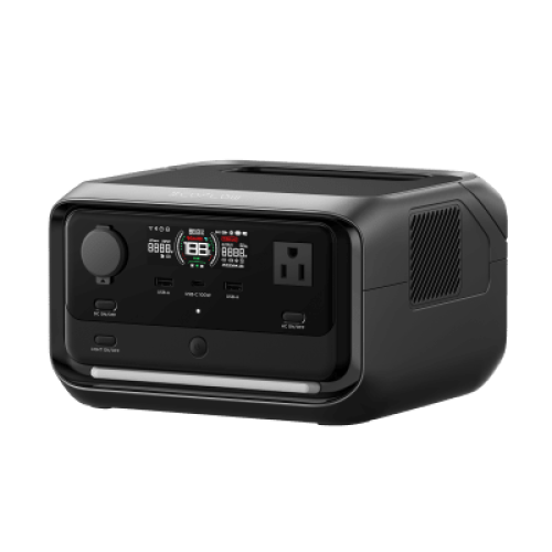 EcoFlow RIVER 3 Plus | Estación de Energía Portátil 286Wh LFP | 600W AC (X-Boost 1200W) | USB-C 100W | Carga Solar 220W Max. | WiFi & Bluetooth
