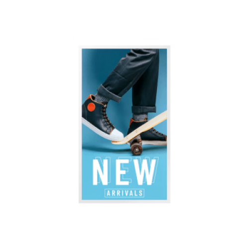 E-PAPER para publicidad digital, bateria incluida, hasta 6 colores uso 24/7, VESA 200x200