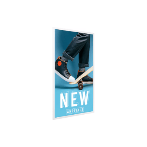 E-PAPER para publicidad digital, bateria incluida, hasta 6 colores uso 24/7, VESA 200x200