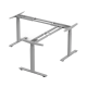 Base de Escritorio Motorizado Profesional Tipo L (3 Columnas) / Altura Ajustable 60-125cm / Estructura Estable / Funcionamiento Suave / 4 Preset de Posiciones / Color Gris / Soporta hasta 150Kg de carga 